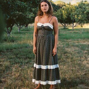 christy dawn emma dress in night strawberry